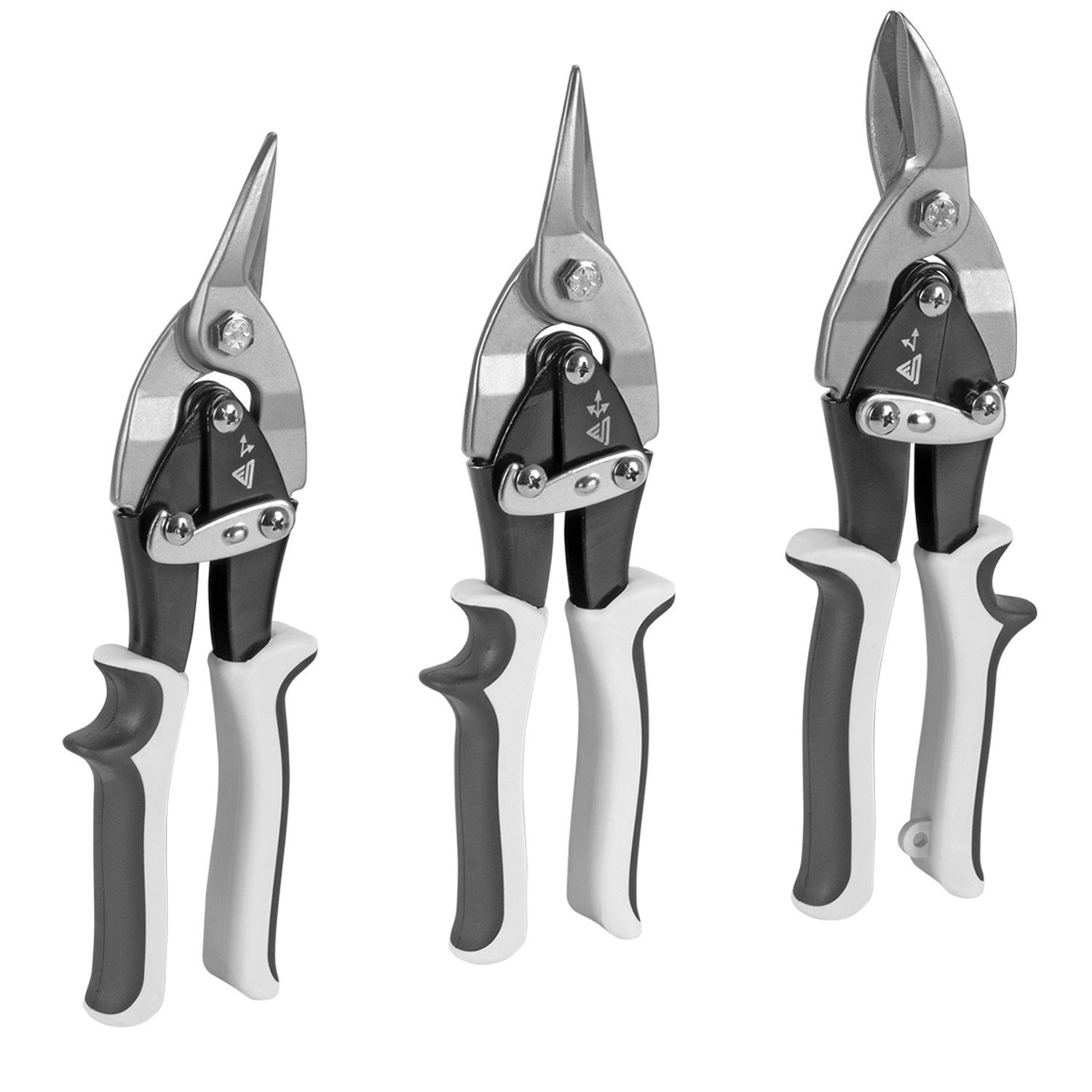 STAHLWERK Blechschere 3Er Set Gerader Linker Und Rechter Schnitt Metallschere