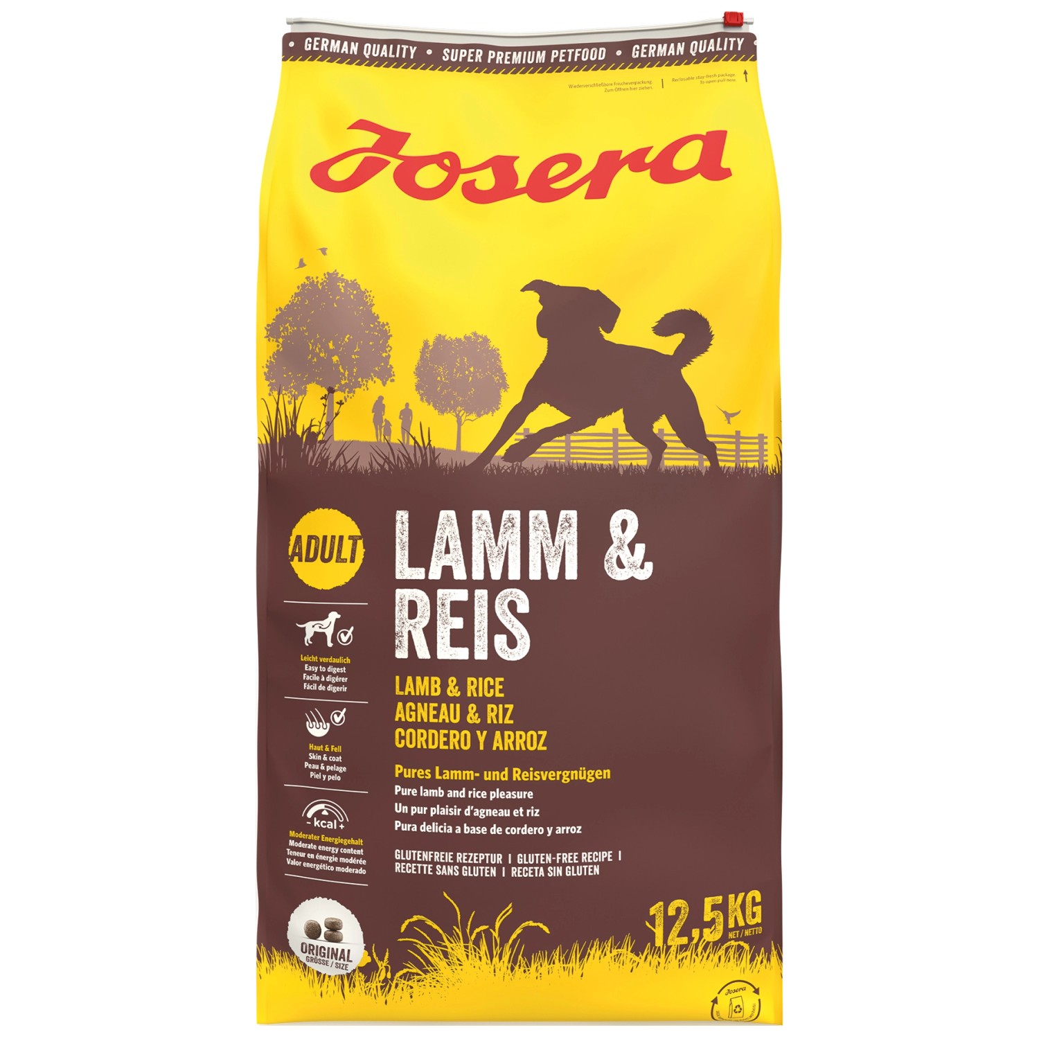 Josera Hunde-Trockenfutter Lamm & Reise 12,5 kg