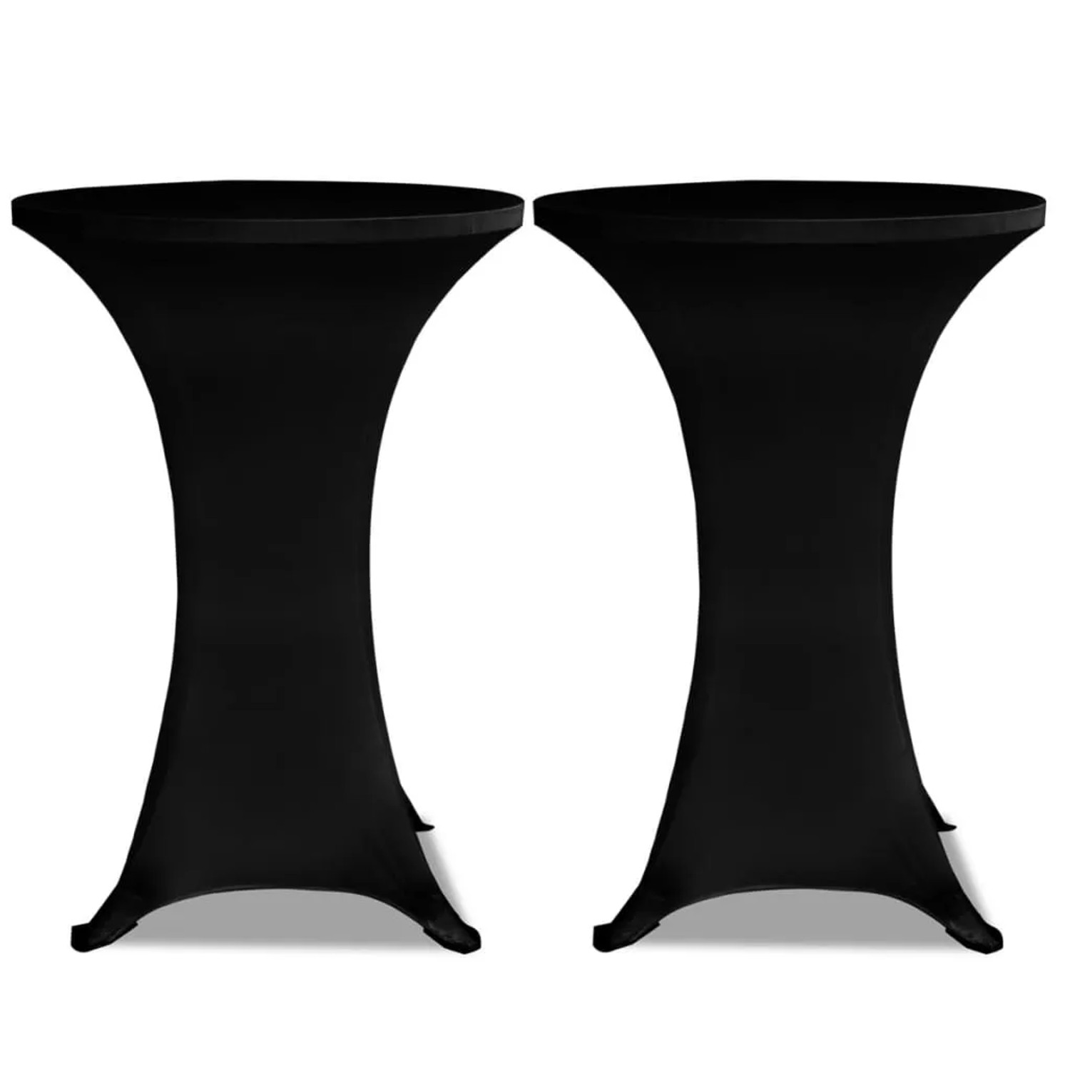 vidaXL Stehtischhussen 4 Stk. Ø 80 cm Schwarz Stretch kaufen bei OBI