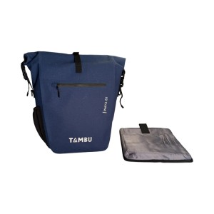 TAMBU Fahrradtasche INAYA 20 20 l 32 x 14 x 60 cm Wasserabweisend mit Rolltop