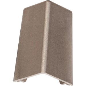Silberne Außenecke für Laminat & Parkett, 2er-Set für saubere Abschlüsse.