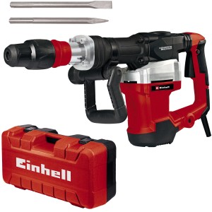 Einhell Abbruchhammer TE-DH 32 (1500 W) mit Koffer und Meißel für Baumaschinen.