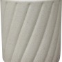 Übertopf Keramik Strukturiert Beige 20 cm x 20 cm x 20 cm
