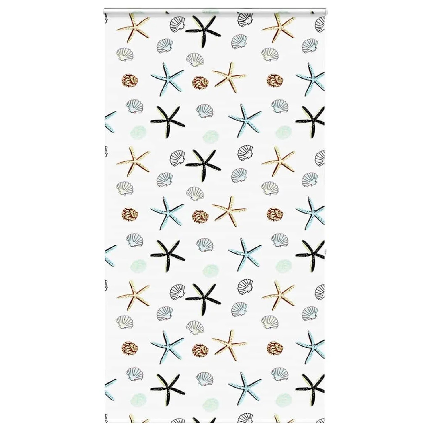 vidaXL Duschrollo mit Kassette 120x240 cm Stoffbreite 116 cm 4015025