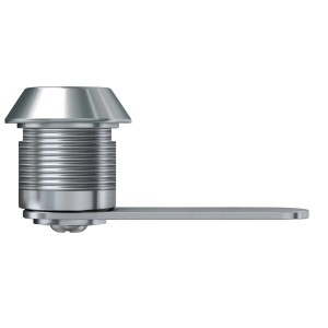 Basi Hebelschloss HS 347 für Albert Briefkästen, verschiedenschließend, hell vernickelt.