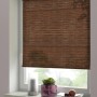 Gardinia EasyFix Rollo in Nougat, 75x150 cm, am Fenster montiert. Sichtschutz und Dekoration.