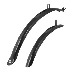 Force Schutzbleche, 50mm breit, für 24-28 Zoll Räder, schwarz, Kunststoff.