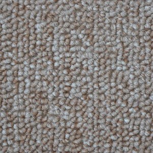 Detailaufnahme: Beiger Karat Teppich London mit flachem Schlingenflor, 100x150 cm.