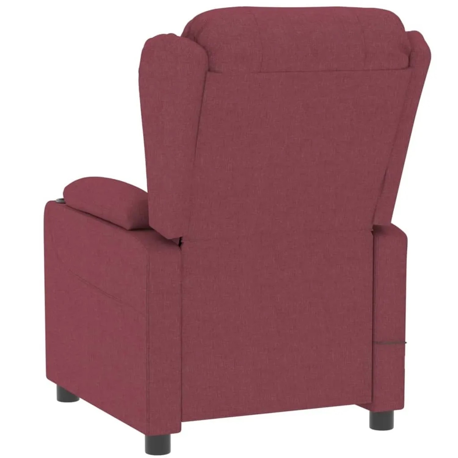 vidaXL Relaxsessel Elektrisch Weinrot Stoff 3098780_6