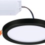 Schwarzes Paulmann LED Einbaupanel Areo VariFit, 11,8 cm, 6,5 W. Einbaustrahler mit neutralweißem Licht.