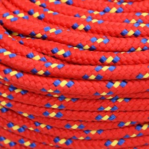 vidaXL Bootsseil Rot 6 mm 50 m Polypropylen 152391