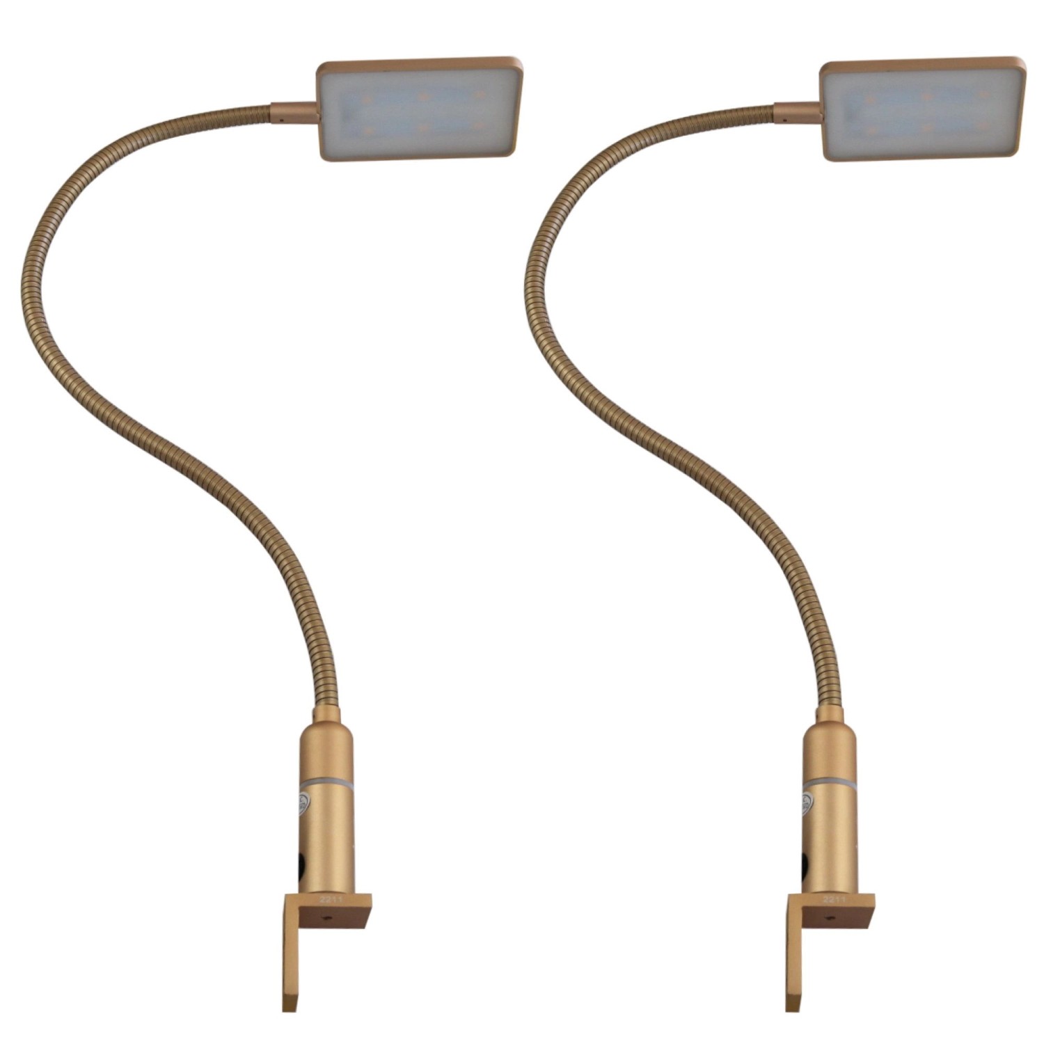 kalb LED Bettleuchte 4W Dimmbar Warmweiß Leseleuchte Flexibler Schwanenhals günstig online kaufen