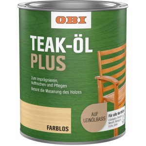 OBI Teak-Öl Transparent 750 ml