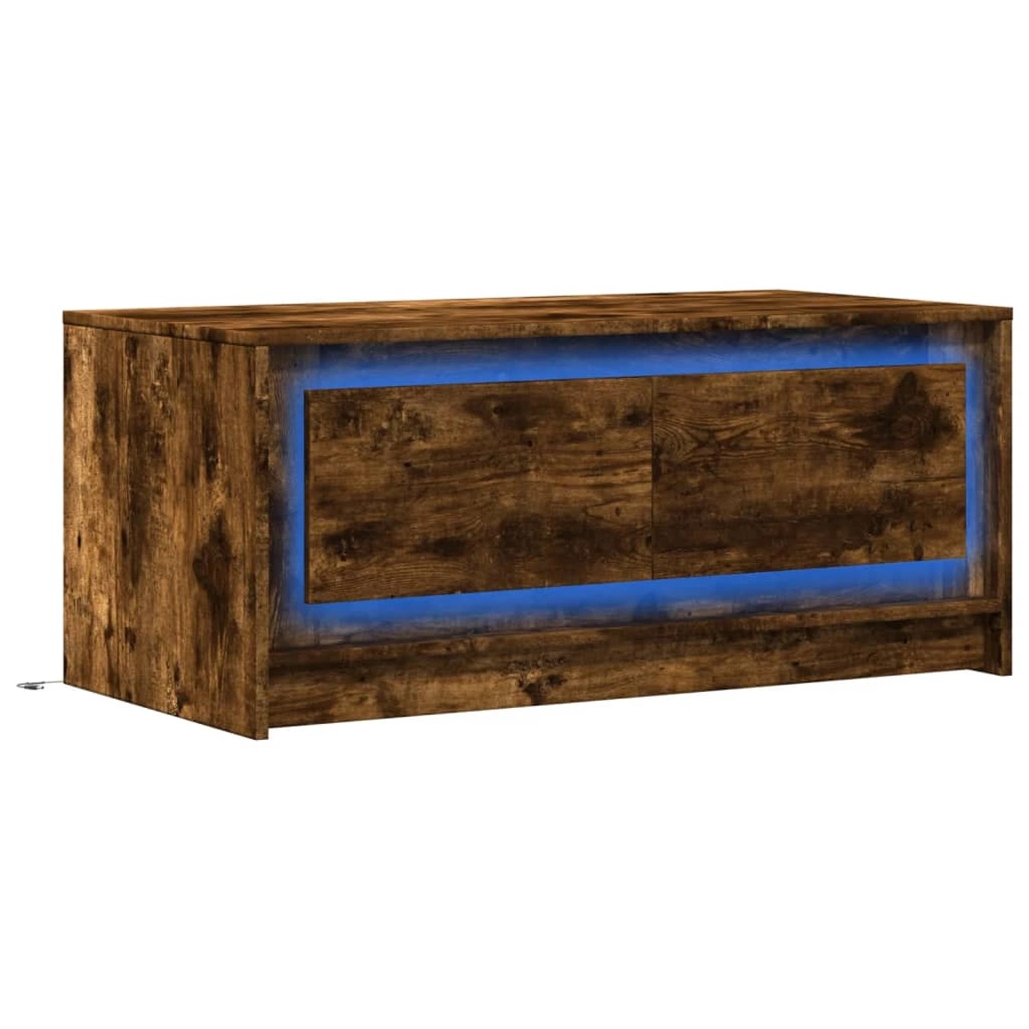 vidaXL LED-Couchtisch Räuchereiche Holzwerkstoff 851988 günstig online kaufen
