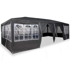 vidaXL Party-Zelt Anthrazit 800 x 400 x 266 cm Polyethylen 42003443