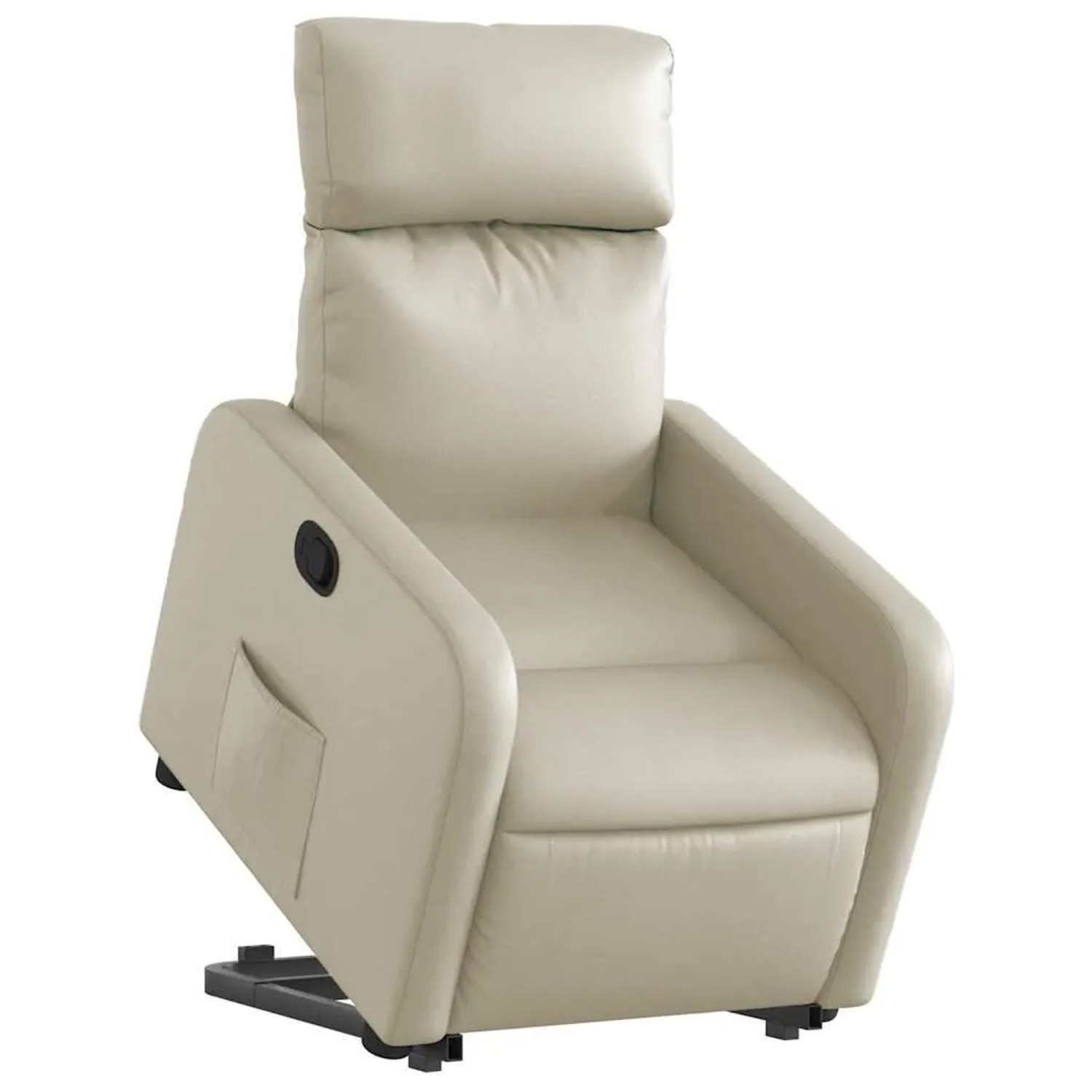 vidaXL Relaxsessel mit Aufstehhilfe Creme Kunstleder 3206750 günstig online kaufen