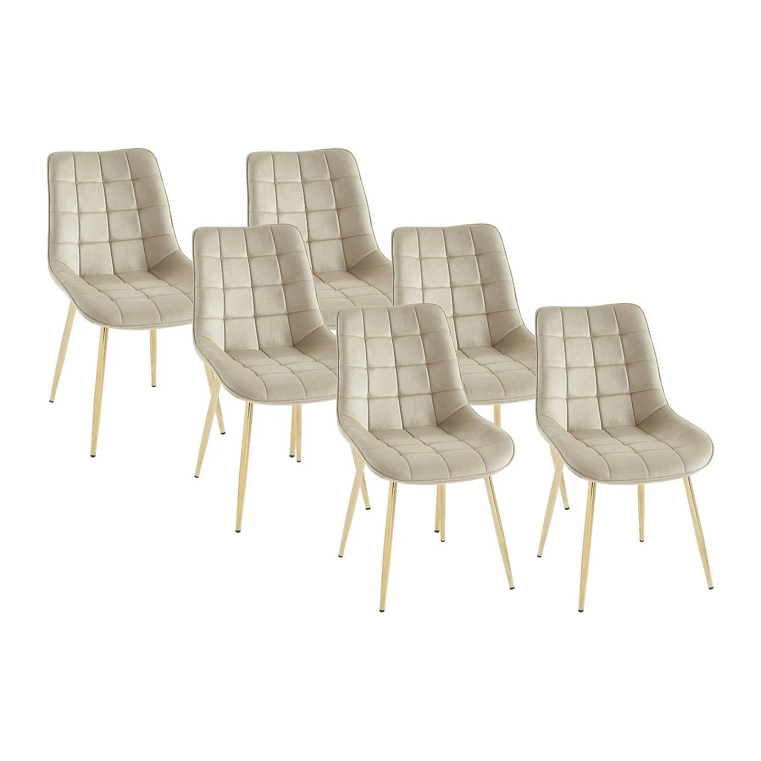 Vente-unique Stuhl Ollua Beige 49.5 cm