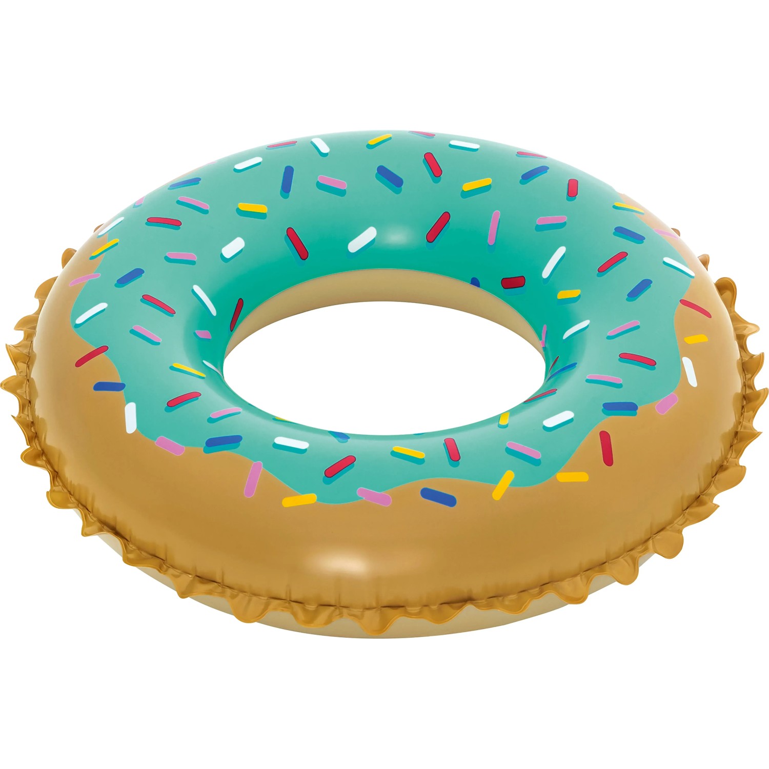 Bestway Schwimmring Sweet Donut, Ø 77 cm, im Donut-Design mit bunten Streuseln.