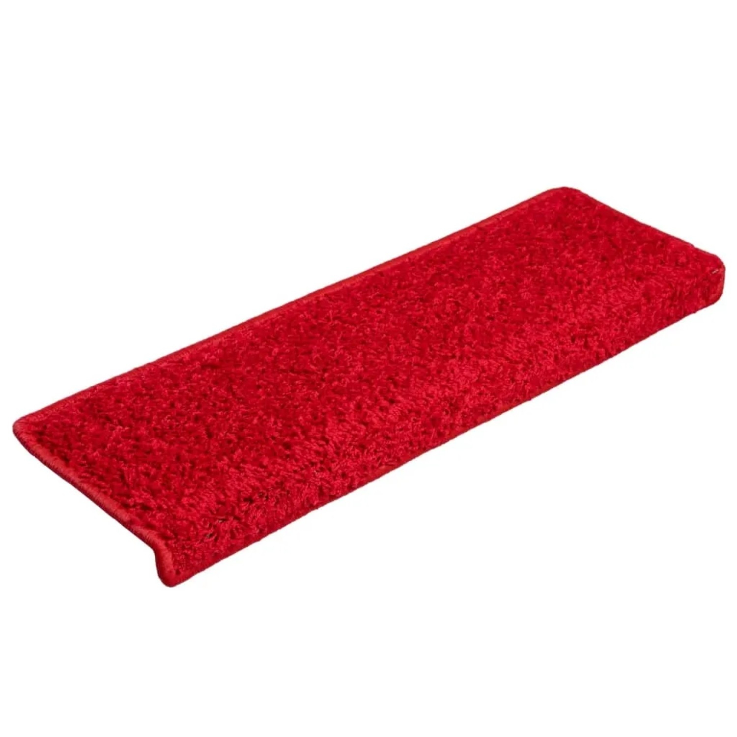 vidaXL Stufenmatten 10 Stk 65x21x4 cm Rot Rechteckiger Rand 149829