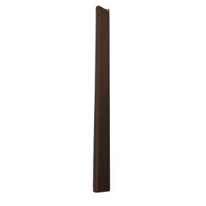 Braune zaunzu Klemmschiene zur Befestigung von Zaunblenden und Windschutz, 20er Pack