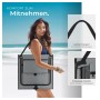 2er Set graublaue Tectake Strandmatte Mina mit Tragegurt und verstellbarer Rückenlehne.