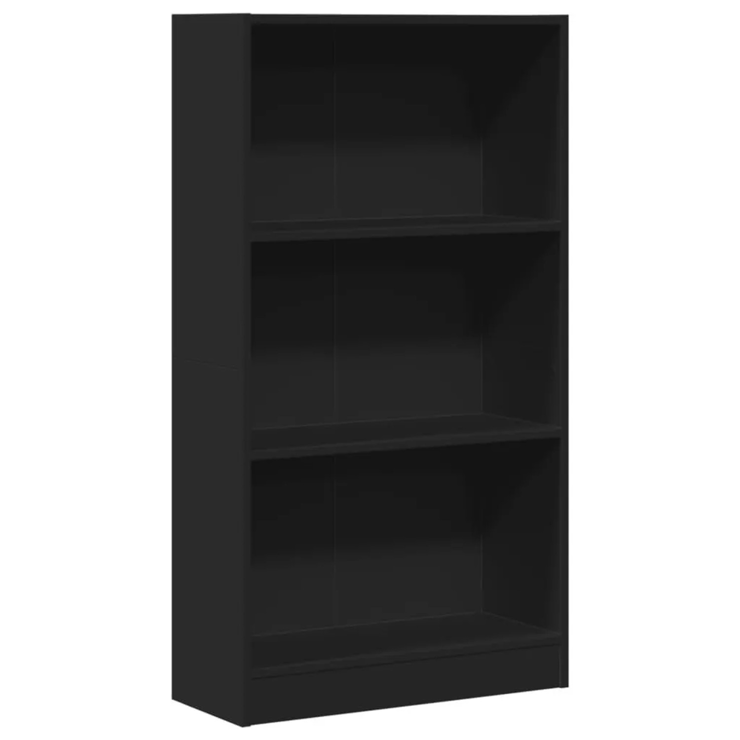 vidaXL Bücherregal Schwarz 60x24x109 cm Holzwerkstoff 857804 günstig online kaufen