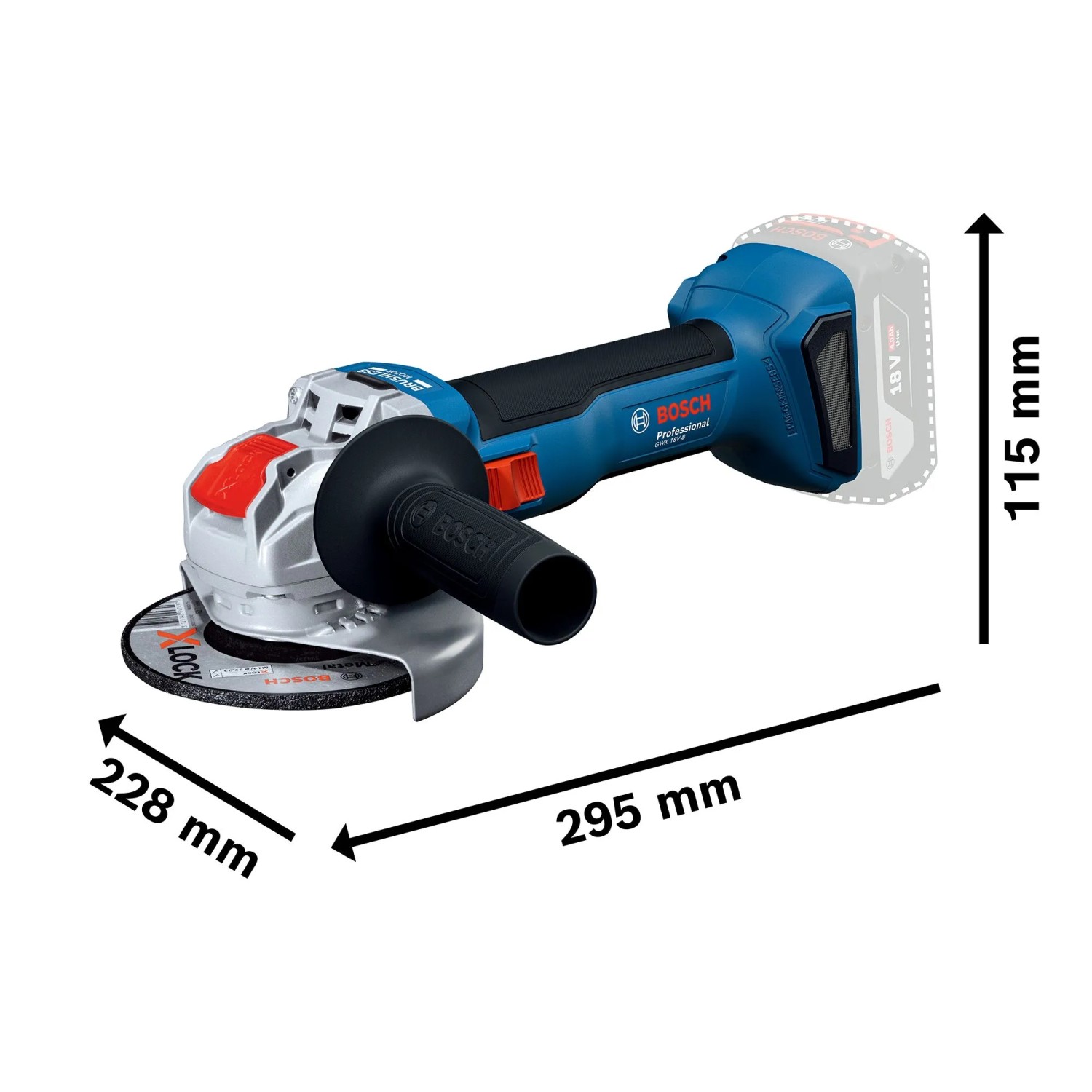 Bosch Professional Akku-Winkelschleifer GWX 18V-8_13