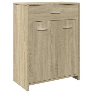 vidaXL Badezimmerschrank Sonoma-Eiche 60x33x80 cm Holzwerkstoff 849645