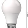 LED-Leuchtmittel E27, A60, 8,5W, 806lm, CCT, Ø 6cm x 10,5cm. Klassische Form mit E27-Sockel.
