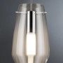 Paulmann URail Lampenschirm Vento, transparentes Glas, Ø 17cm für Schienensysteme.