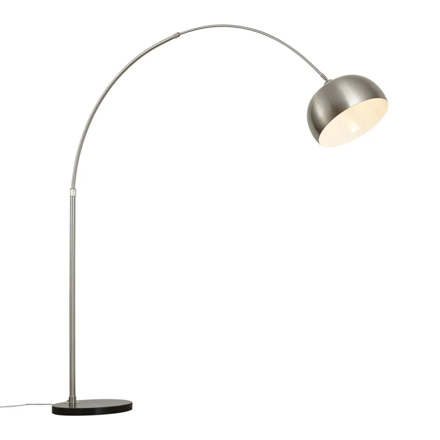 Moderne, verstellbare Bogenlampe Grande aus Stahl von QAZQA für Innenräume.