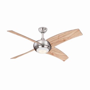 AIRERYDER Deckenventilator Borealis Pinie, 122 cm, mit LED-Beleuchtung.