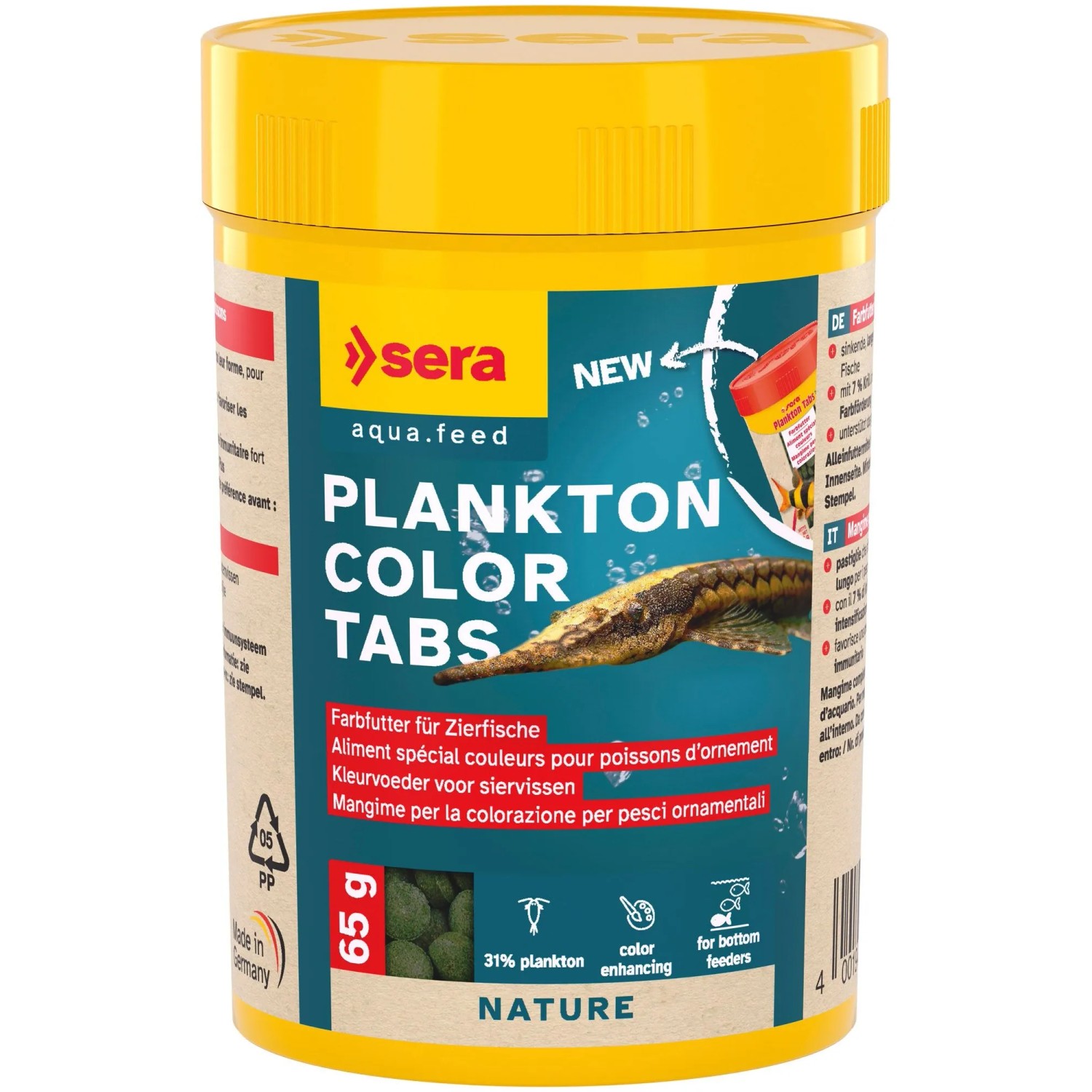 Thumbnail - Sera Fisch-Tablettenfutter Plankton Tabs Nature 100 ml (65 g)