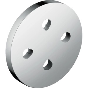 Hansgrohe Fliesenausgleichsscheibe für Showerpipe, Chrom, Duschzubehör.