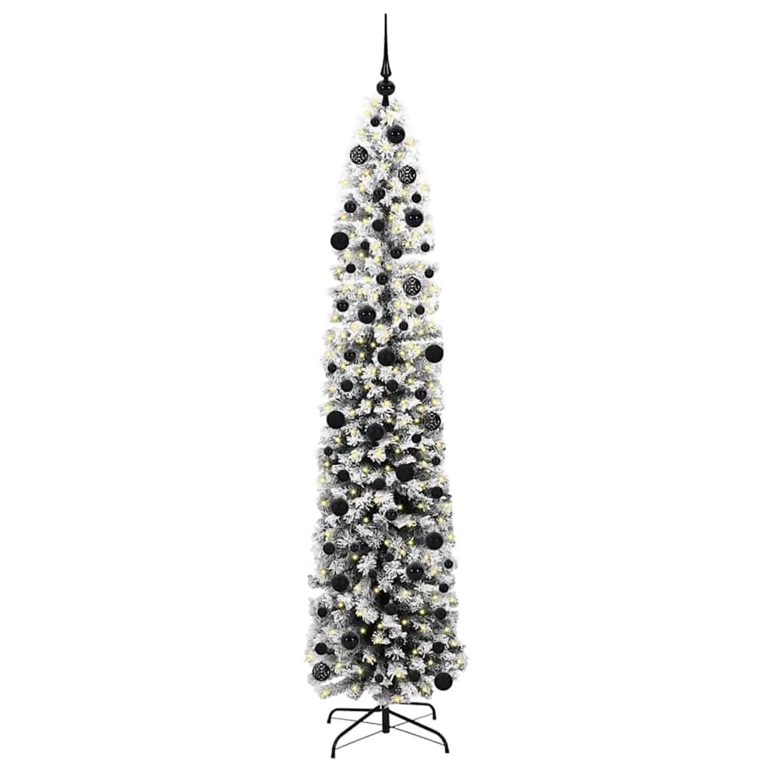 vidaXL Künstlicher Weihnachtsbaum mit 300 LEDs mit Ständer Grün 240 cm 3395045
