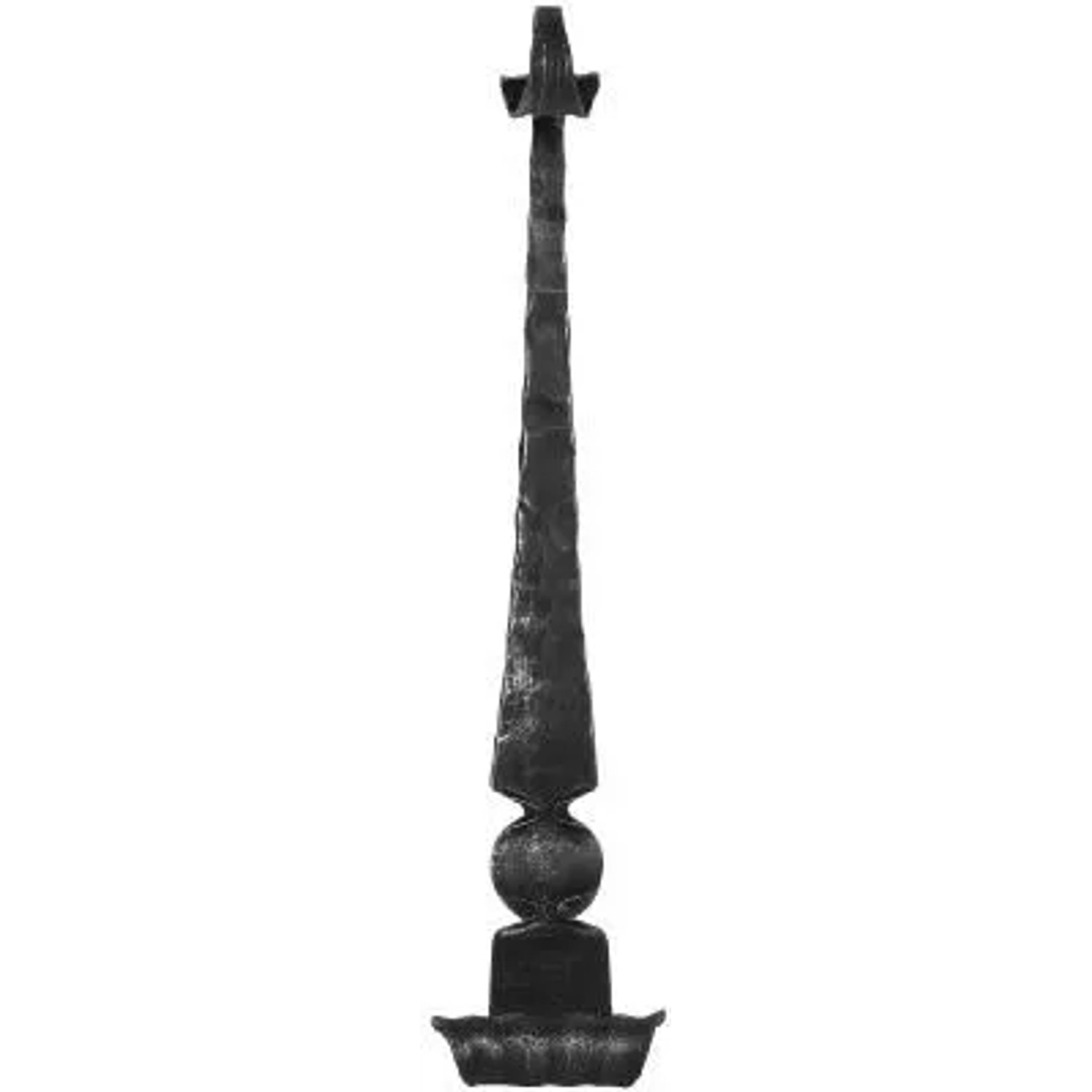 FeNau Zierfuß Material 10 mm Höhe 550 mm Stahl Roh S235JR