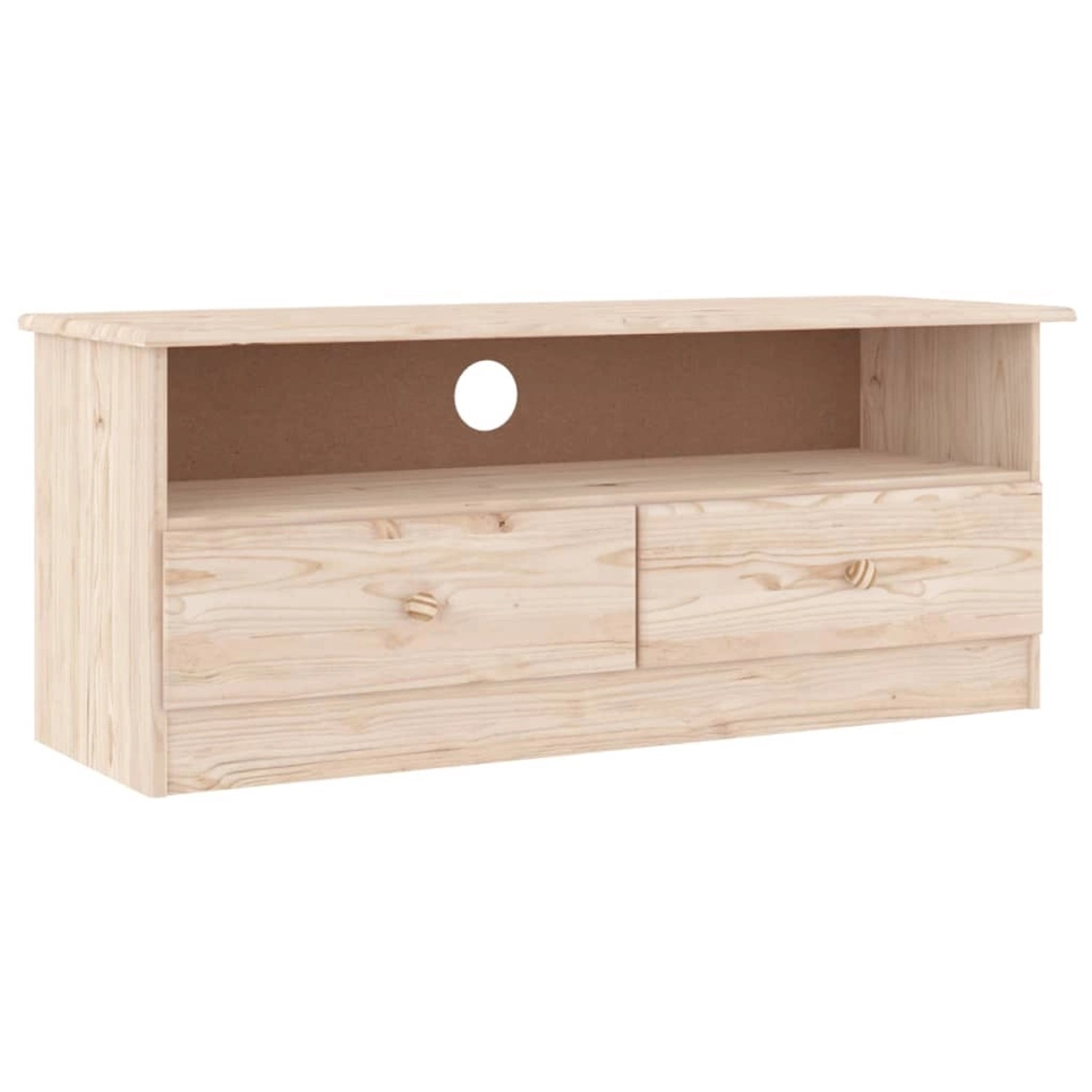 VidaXL TV-Schrank mit Schubladen ALTA 100x35x41 cm Massivholz Kiefür günstig online kaufen