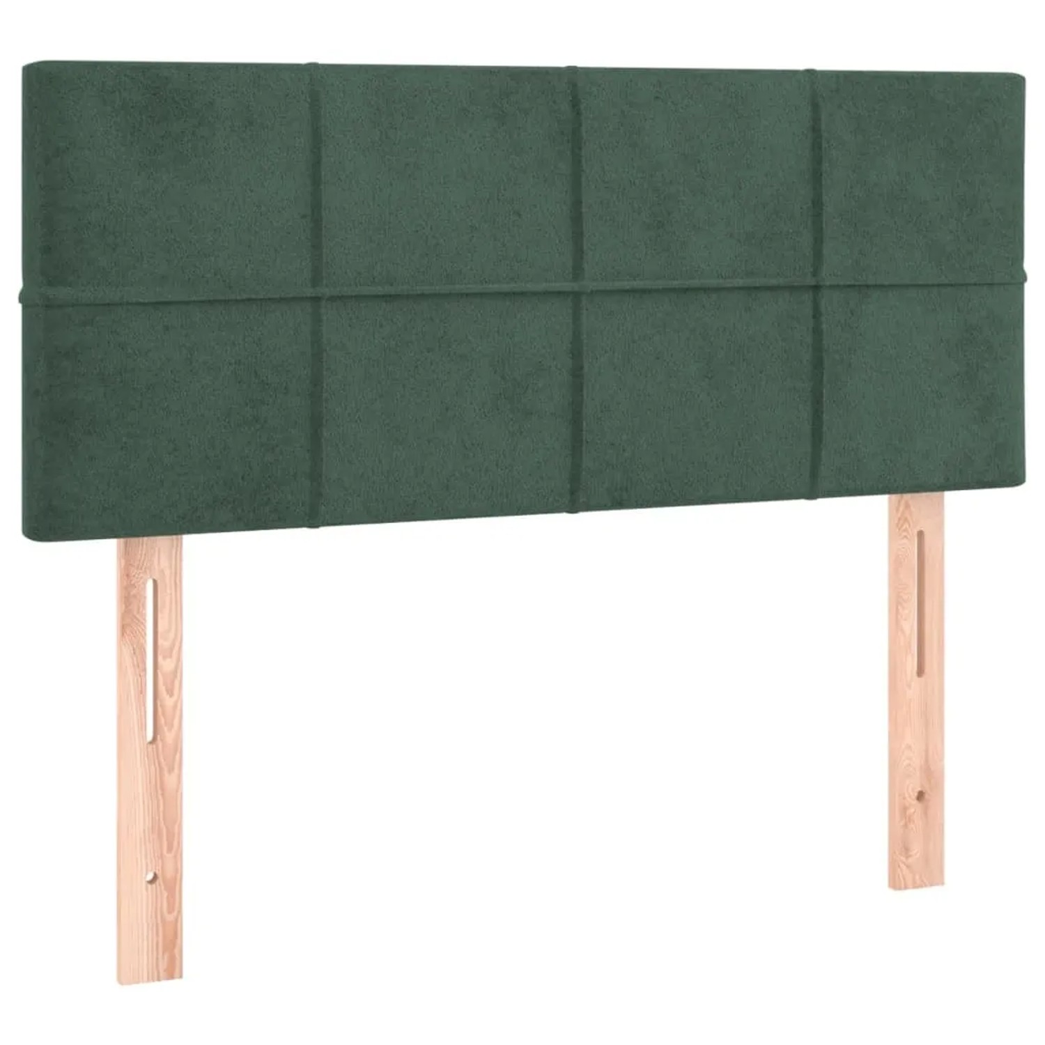 Boxspringbett Kopfteil, dunkelgrüner Samt, 80x200 cm. Bett Zubehör für erholsamen Schlaf.