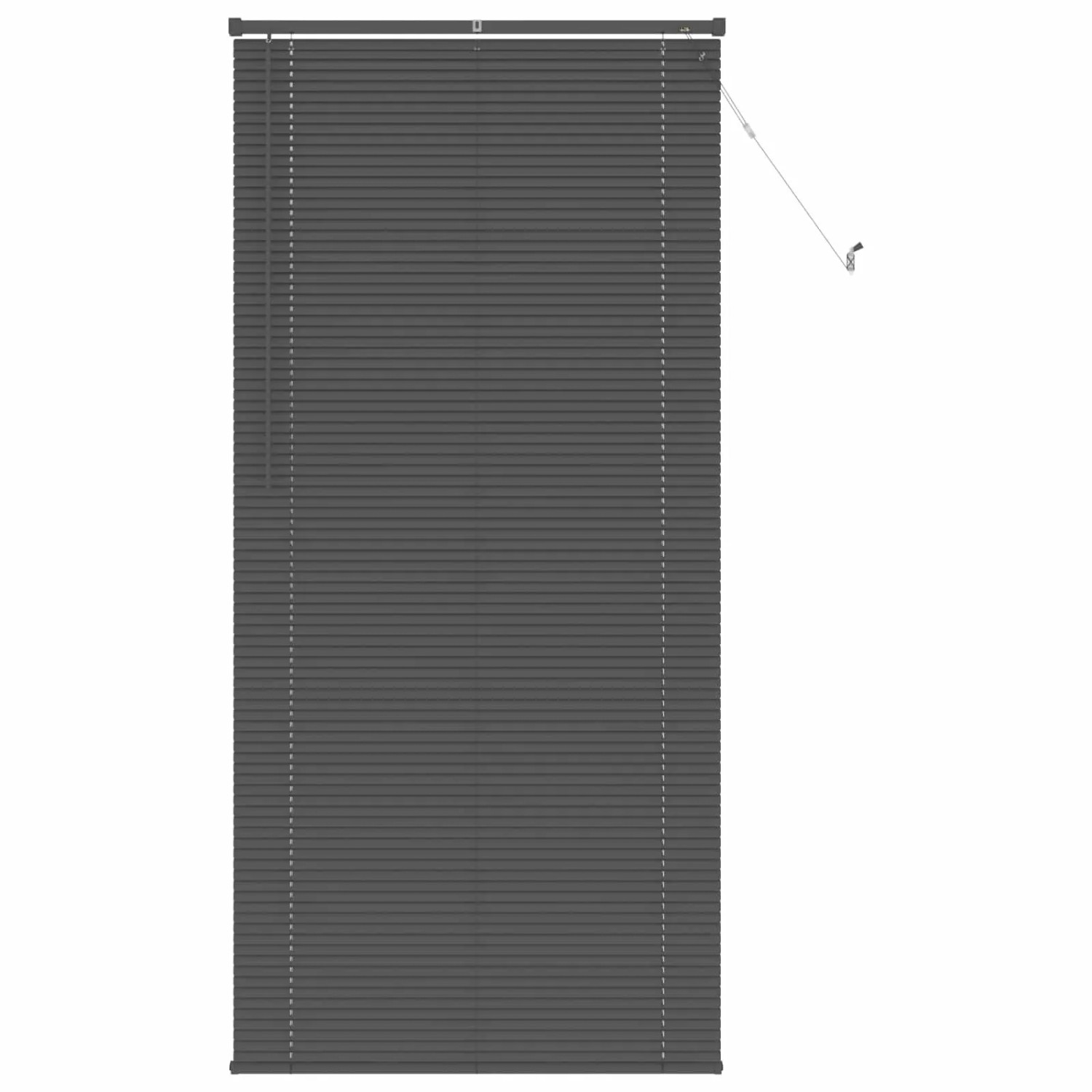 vidaXL Venetianer Jalousie Verstellbar Silber Grau 213 x 80 cm PVC 42003697 günstig online kaufen