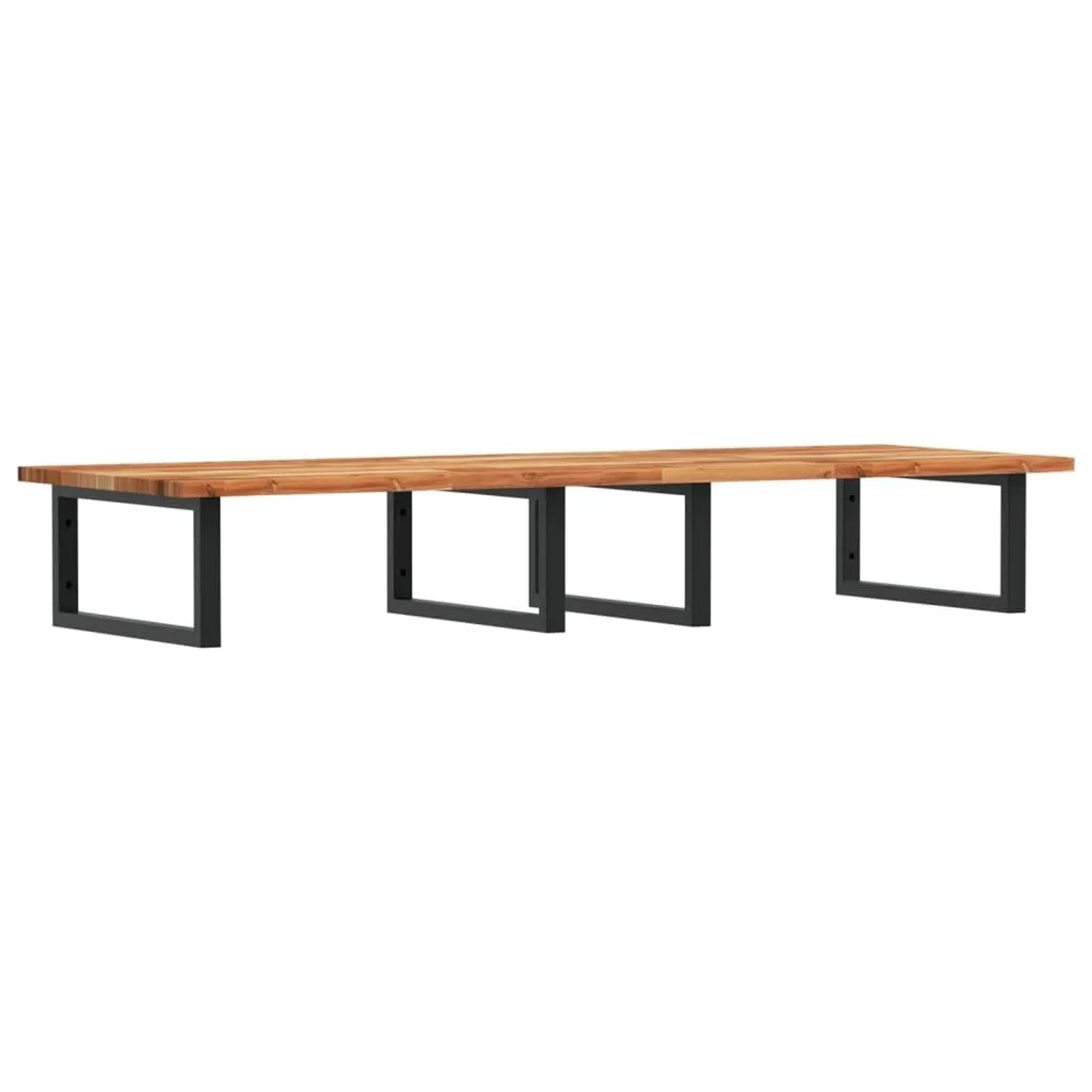 vidaXL Waschbeckenregal Wandmontage Stahl und Akazienholz 3302837 günstig online kaufen