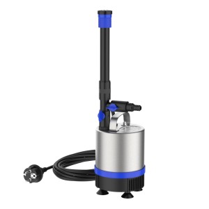 Wiltec Edelstahl Springbrunnenpumpe 50W 1750L/H Teichpumpe Aufsatz Aquariumpumpe