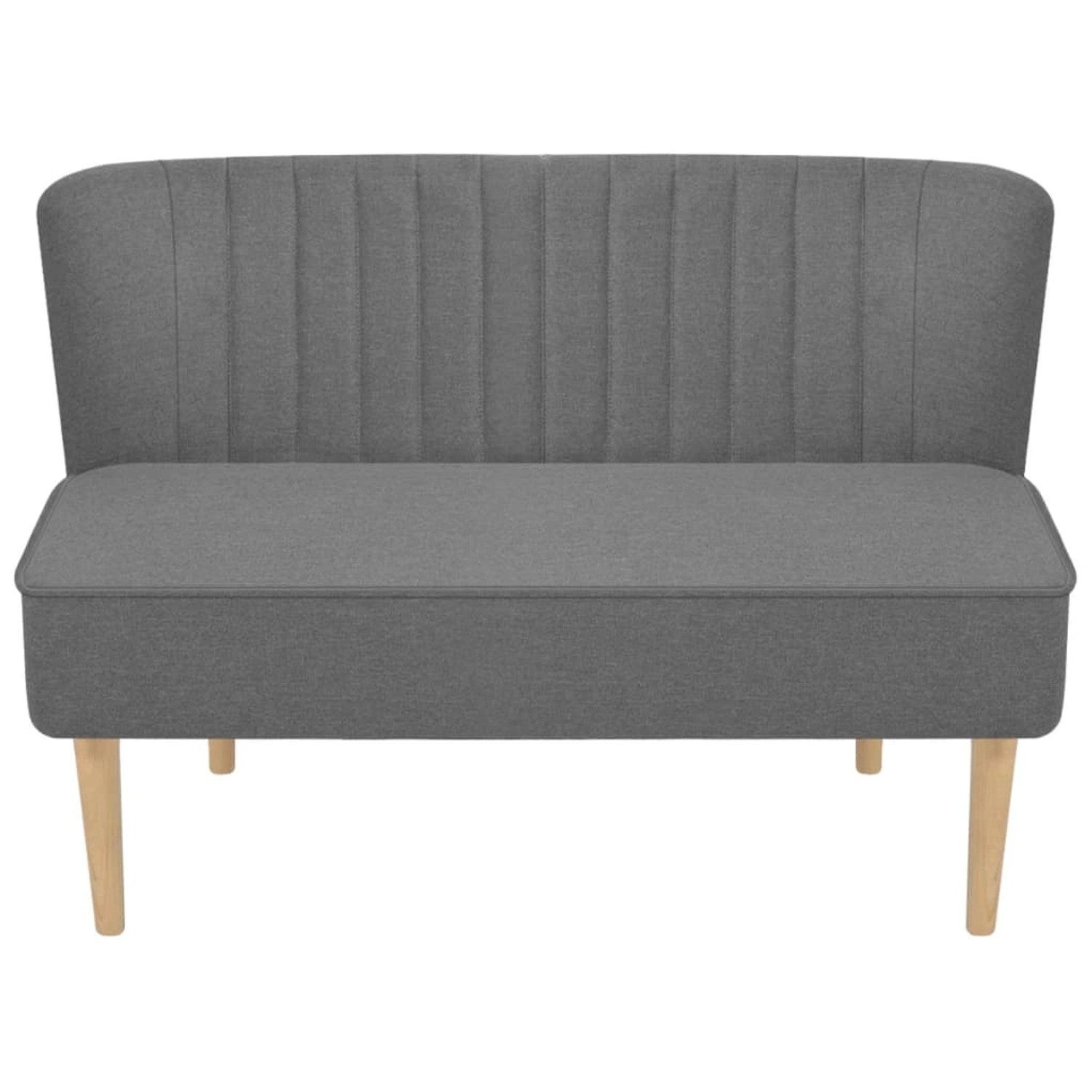 Sofa Stoff 117 X 55,5 X 77 Cm Hellgrau günstig online kaufen