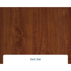 EcoStar Haustür Isopro IP 020S in Dark Oak Optik, Detailansicht der Holzmaserung.