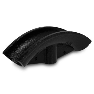 EBERTH Druckstück 2 Zoll für Rohrbiegemaschine, Gusseisen, schwarz.