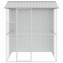 vidaXL Vogelkäfig Grau 215 x 210 x 247 cm Verzinkter Stahl 3325175_5