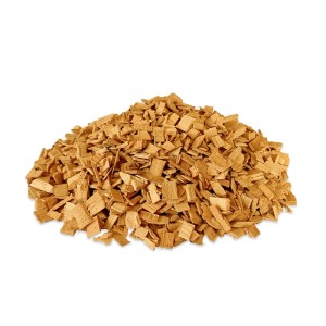 PINI Erlenholz Räucherchips 6-12 mm, 5 kg, für Grill und Smoker. Helle Holzspäne ohne Rinde.