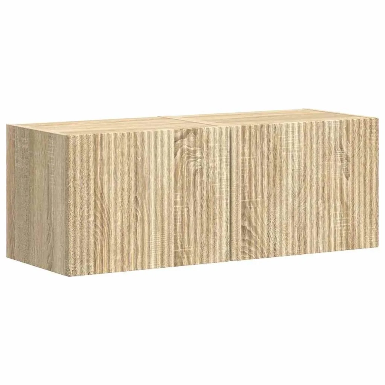 vidaXL TV-Wandschrank 2 Stk Sonoma 60 x 31 x 29,5 cm Holzwerkstoff 892174