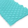Bestway Luftmatratze Float'n Roll, 213x86 cm, türkis, mit wellenförmiger Oberfläche.