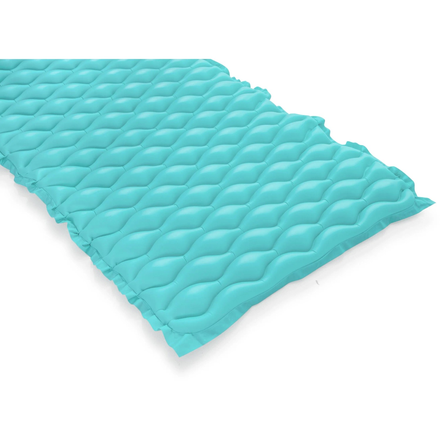 Bestway Luftmatratze Float'n Roll, 213x86 cm, türkis, mit wellenförmiger Oberfläche.