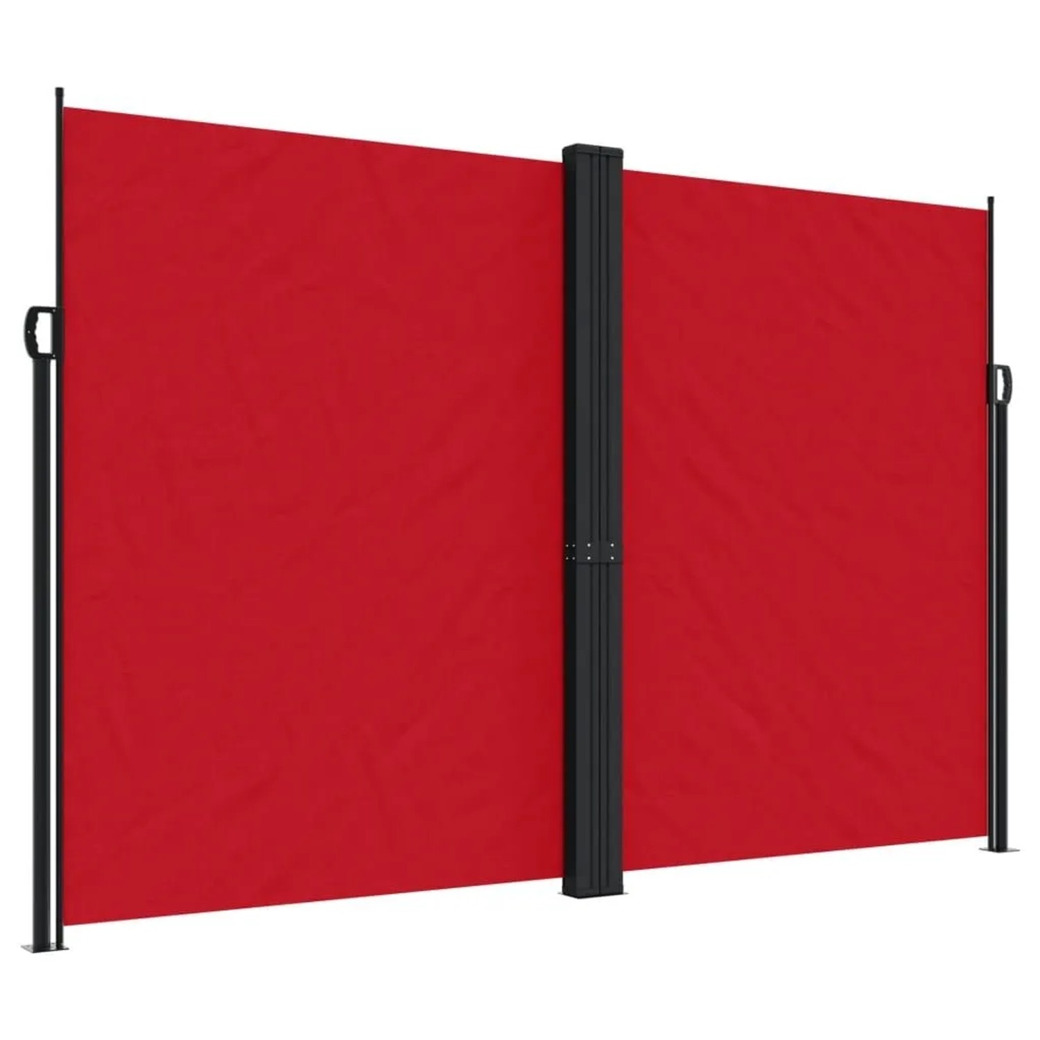 vidaXL Seitenmarkise Ausziehbar Rot 220x1000 cm 4004777